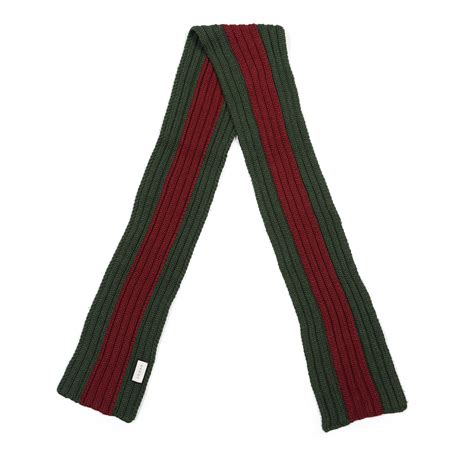 gucci scarf green and red